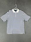 Tommy Hilfiger Golf Mens Short Sleeve Collared Striped Polo Shirt Size L