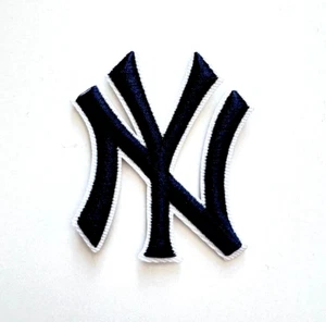New York Yankees MLB Baseball Team Logo zum Aufbügeln Aufnäher Patch USA Blau - Bild 1 von 3