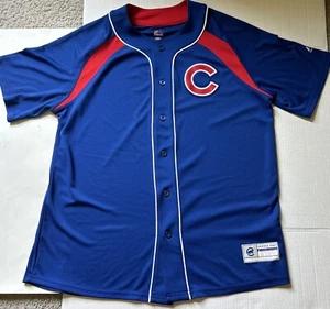 Majestic Chicago Cubs Trikot Cool Base-Large-MLB-Baseball-rot-blau-weiß-no name - Bild 1 von 10