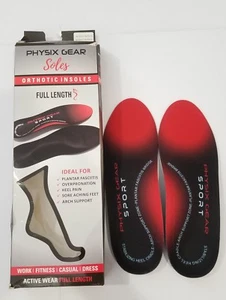 Physix gear Soles ORTHODIC INSOLES . Men 3-3.5 / W 5-5.5 * Men 4-4.5 / W 6-6.5 - Picture 1 of 6