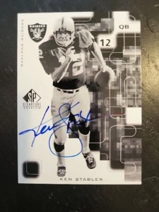 1999 SP Signature Autographs #KS Ken Stabler Team: Oakland Raiders Football - Picture 1 of 8