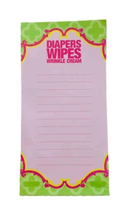 Naughty Betty Wicked Funny Shopping List ~ Diapers, Wipes, Wrinkle Cream - Picture 1 of 1