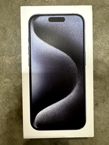 iphone 15 Pro Blue Titanium - empty BOX only - Picture 1 of 10