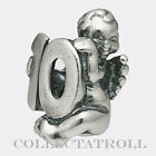 Authentic Trollbeads Silver Cherub Number 10 Troll Bead 11322-10  *Last One*