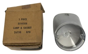 1971-1972 Plymouth B-Body 2 Door Parking Light Lamp Lens 3514306 NOS - Picture 1 of 11