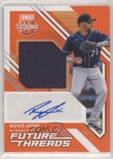 2021 Elite Extra Edition Future Threads Signatures Orange /99 Royce Lewis Auto