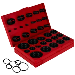 419 PCS RUBBER O RING ORING SEAL PLUMBING GARAGE SET KIT 32 SIZES WITH CASE 4-34 - Picture 1 of 6