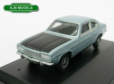 BNIB OO GAUGE OXFORD 1:76 76CP004 Blue Mink Ford Capri Mk1 Car - Image 1 of 2