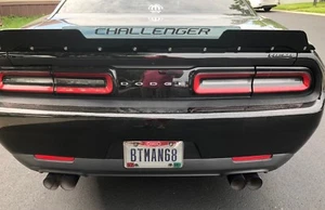 fits 2008-14 2 Piece SRT RT Dodge Challenger Wicker Bill Wickerbill Spoiler - Picture 1 of 11