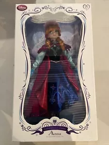 Muñeca de coleccionista Disney Store Frozen Anna 17" edición limitada LE 1 de 5000 - 2014 - Imagen 1 de 16