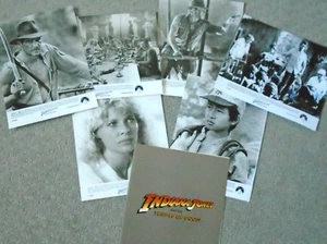 Indiana Jones Temple of Doom 1984 Original Press Kit Bi-fold & Photos - Picture 1 of 6