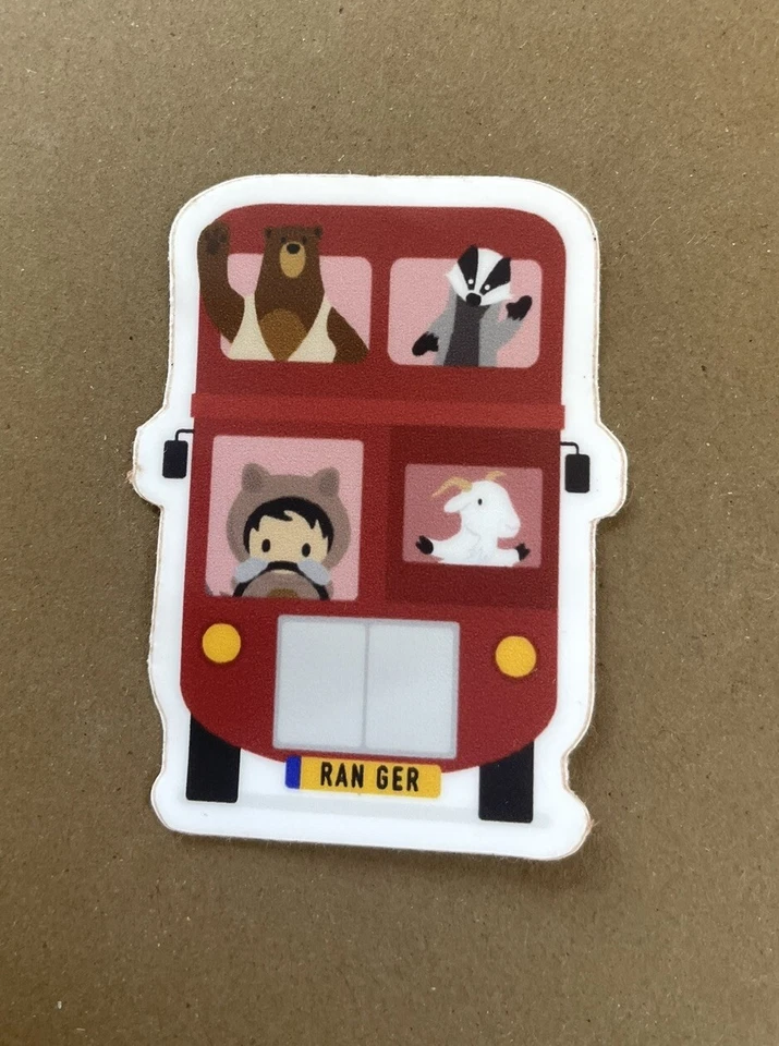 Salesforce Sticker - London Bus - Astro, Codey, Cloudy, Earnie - Image 1 of 1