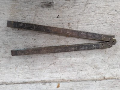 Pieds De Roi outils de mesure ancien règle  - Photo 1/4