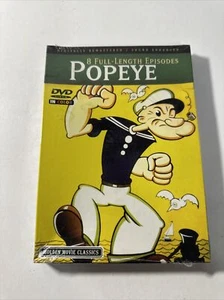 BRAND NEW - Popeye 8 Full-length Episodes DVD Disk Only Bc2 - Picture 1 of 2