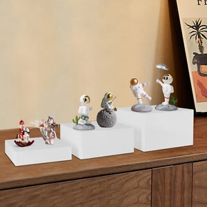 Acrylic Cube Dessert Table Display Nesting Riser with Hollow Bottoms 8"+9"+10" - Picture 1 of 24