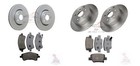 FRONT & REAR BRAKE DISCS &PADS SET FOR TOYOTA VERSO 1.6 1.8 2.0 D4D 2009-2018