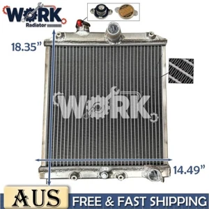 Aluminum Radiator For 1992-2000 1997 1993 HONDA CIVIC D15/D16 EG/EK MT Half-size - Picture 1 of 7