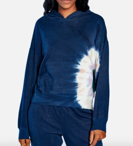 Wildfox Womens XL Hoodie Blue One of a Kind Tie-Dye NEW - Picture 1 of 9