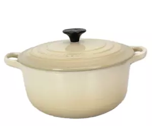 Le Creuset Cocotte Ronde 20cm 7.1.9cm 2.4L 2.3/4qt Marfil Hierro Fundido N Caja - Imagen 1 de 5