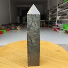 450g New Find Natural Beauty Pyrite Flower Grow With Agate Obelisk Healing