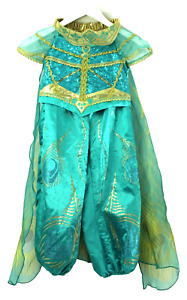 TU Aladdin Disney Princess Jasmine Turquoise Fancy Dress Costume 7-8 Years