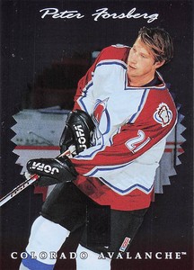 1996 Donruss Elite #12 Peter Forsberg Near mint or better