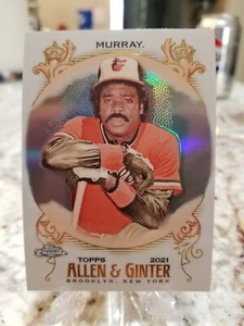2021 Topps Allen & Ginter Chrome Eddie Murray Orioles #4 - Picture 1 of 2