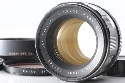 PENTAX SUPER TAKUMAR 55mm F/1.8 Early Model w/ Hood M42 Screw Mount MF Standard - Image 1 of 4
