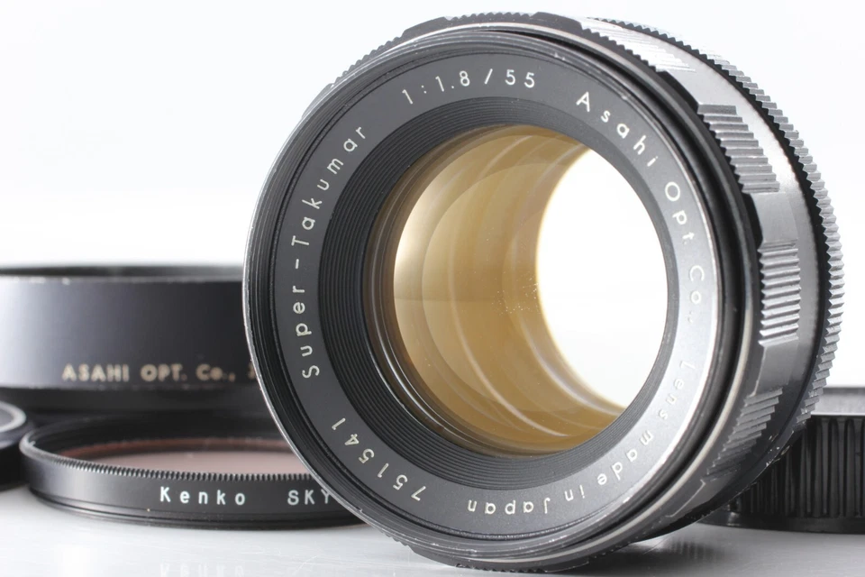 PENTAX SUPER TAKUMAR 55mm F/1.8 Early Model w/ Hood M42 Screw Mount MF Standard - Image 1 of 4
