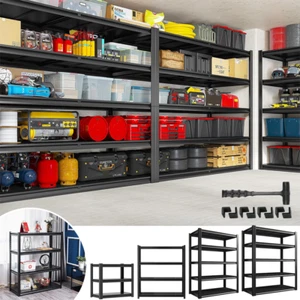 Height Adjust Garage Shelves Shelving Racking Boltless Heavy Duty Storage Shelf - Picture 1 of 18