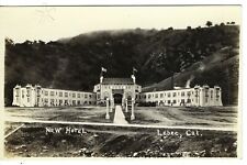 RPPC ~ New Hotel c.1920s, LEBEC, CALIFORNIA ~ Kern County ~ REAL PHOTO POSTCARD