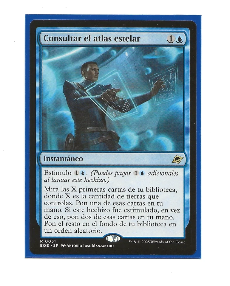 CONSULT THE STAR CHARTS EoE Magic Spanish NM MTG - Imagen 1 de 1