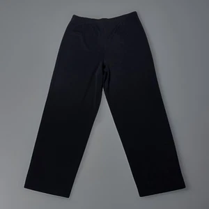 Exclusively Misook Pull On Capri Pants Womens L Black Stretch Crop Knit Travel - Picture 1 of 11