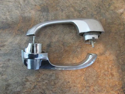 PAIR ORIGINAL RT, LEFT EXTERIOR DOOR HANDLES FOR 1968 1969 PONTIAC LEMANS, GTO - Image 1 of 4