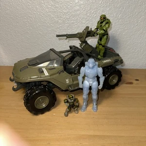 2020 Microsoft Halo Jazwares Deluxe Warthog UNSC 11" Vehicle w/Master Chief + 2 - Picture 1 of 4