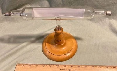 Demostrador científico de descarga eléctrica Crooke's Tube HV de colección - FUNCIONA Foto 1 de 4