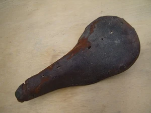 Circa 1950s Brooks Racing Saddle B15 Champion Narrow / Copper Rivets For Resto - Picture 1 of 7