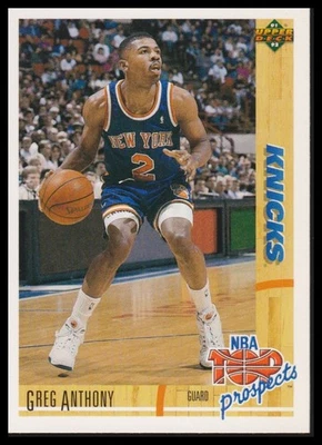 1991-92 Upper Deck #448 Greg Anthony - Image 1 of 2