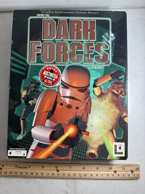 Vintage STAR WARS Dark Forces Big Box PC Lucas Arts CD-ROM PC Game - Image 1 of 4
