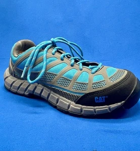 CAT Footwear Work Safety Shoe Composite Toe Blue Size 8.5 - Picture 1 of 12