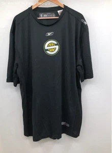 Men's Reebok Black Seattle Sonics Warm Up Shirt NBA Fusion - Size XL - Picture 1 of 9