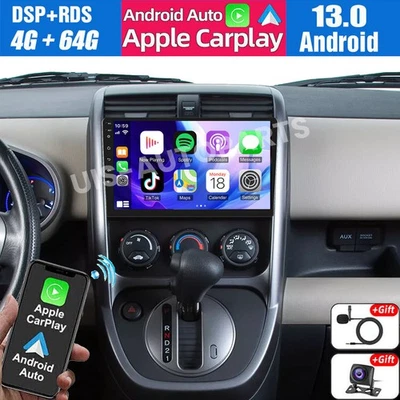 Radio estéreo GPS 4+64 GB para Honda Element 2003-2011 Android 13 CarPlay de 10"" Foto 1 de 4