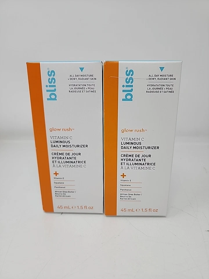 Bliss Glow Rush Vitamin C Luminous Daily Moisturizer | Brightening ...