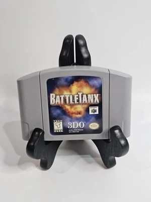 BattleTanx Nintendo 64 1998 N64 Authentic Yellowed Tested Works Great Smoke Free - Image 1 of 3