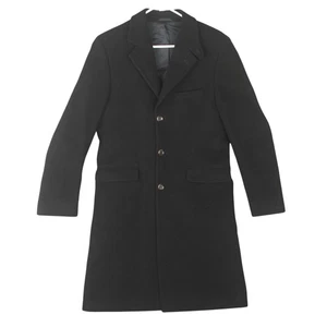 OUR LEGACY 1980-81 Black Cashmere Dinner Coat Mens 46 Black Wool Cashmere Blend - Picture 1 of 17