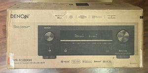 Denon AVR-X1800H Ricevitore AV 7.2 canali - 80W/canale, streaming wireless - Foto 1 di 3