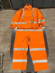 Orange Petrolite Series 9000 Chemical Bib Trousers and Jacket Full Set 3XL - Picture 1 of 6