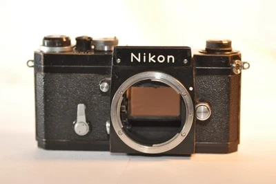 Nikon F black 35mm Film SLR camera NOT Working parts repair No BACK FINDER - Image 1 of 4