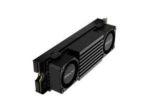 PNY CS3150 1TB PCIe Gen5 x4 NVMe M.2 SSD with Dual Fan Black Heatsink – - Picture 1 of 5