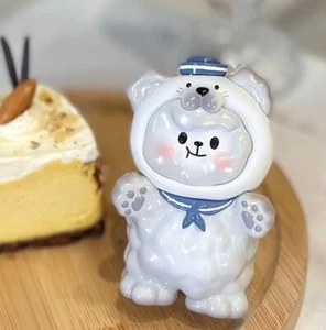 GabriellaWorkshop Paofu Seal Puff Bear Grey Resin Figure H8.5cm(3.3in) - Picture 1 of 3